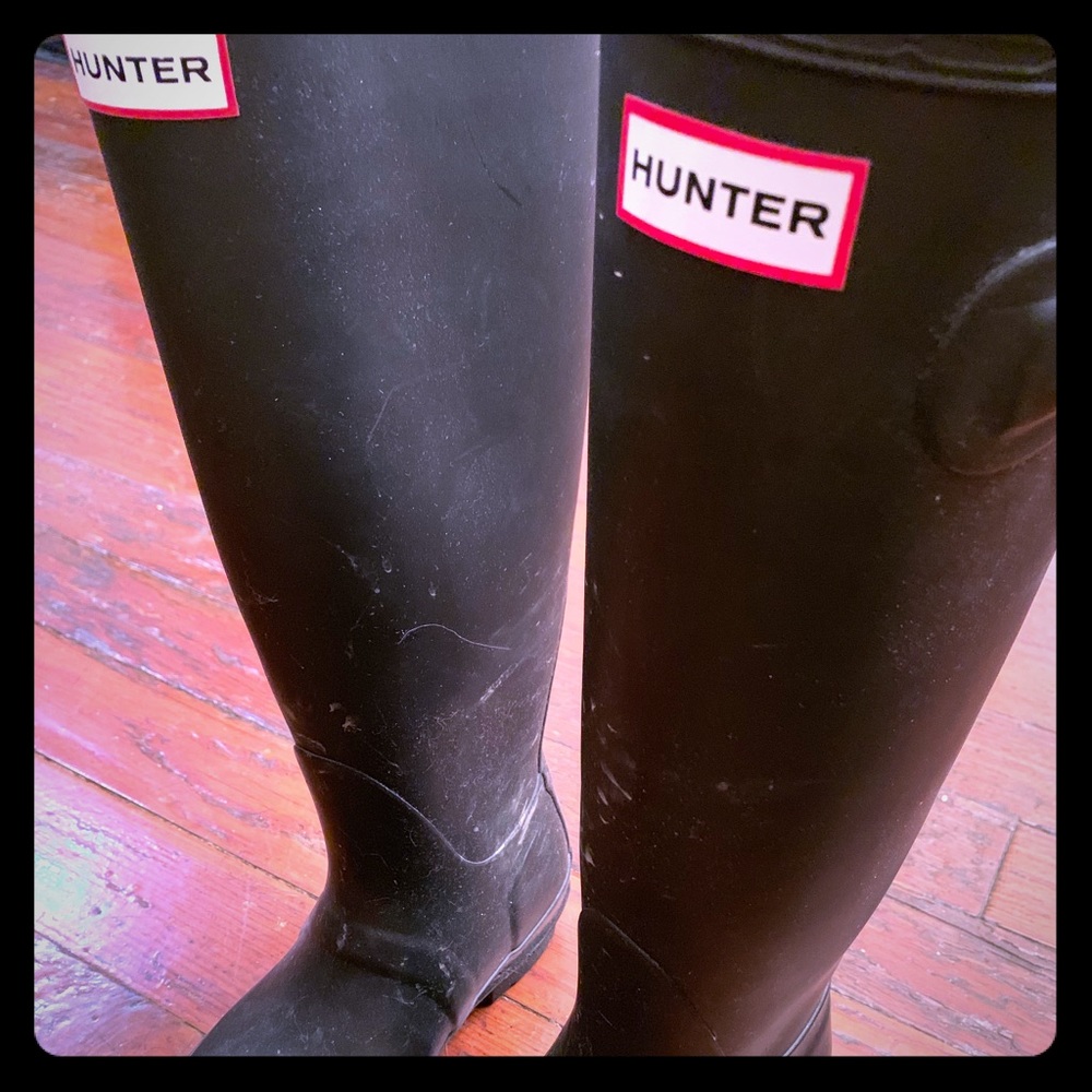 Hunter Rain Boots Size UK 4 US EU 37 US 6